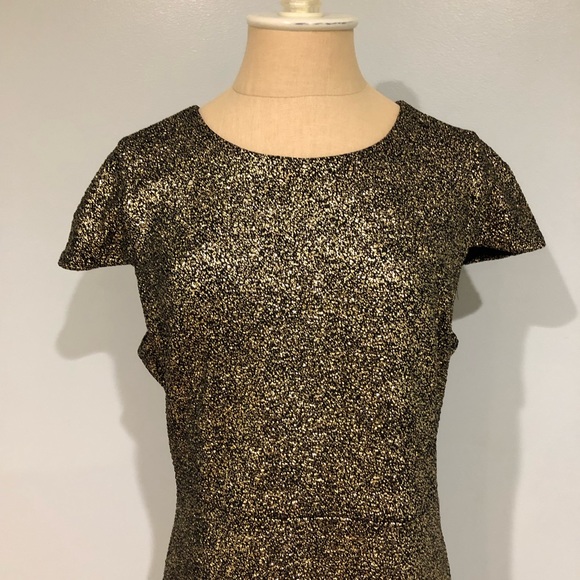 Michael Michael Kors Black and Gold Dress - Picture 2 of 5